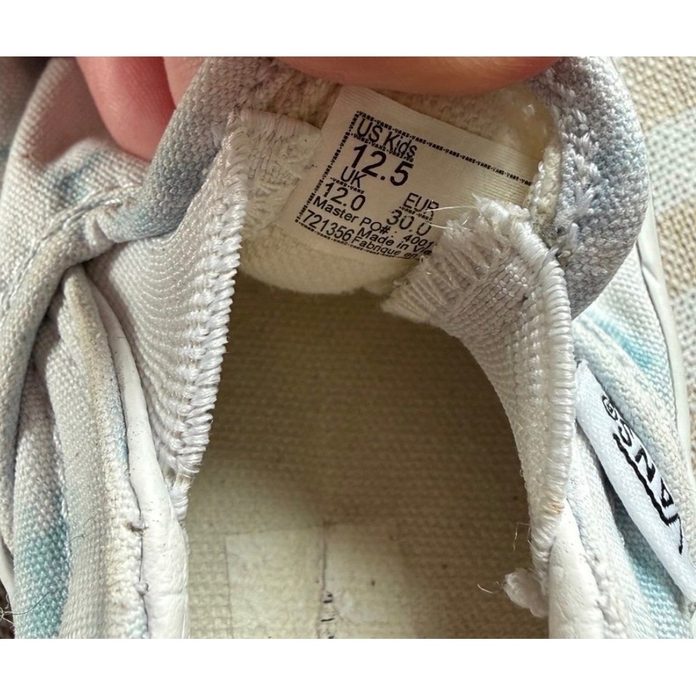 Vans Kids Slip-On Parks Project Tie Dye Sun Embroidery Sneakers 12.5C - Picture 3 of 3